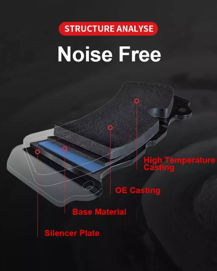 garvee 4pcs premium ceramic front brake pads for 2009 2015 lexus is2502006 gs3002002 2006 camry front brake (1)